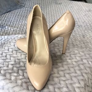 Aldo High Heels, Colour Nude, Size 38 = 7.5